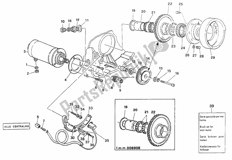 Todas las partes para Generador - Motor De Arranque de Ducati Supersport 900 SS 1993